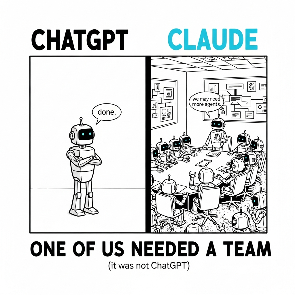Bonus Chatgpt Vs Claude — AI-generated t-shirt design