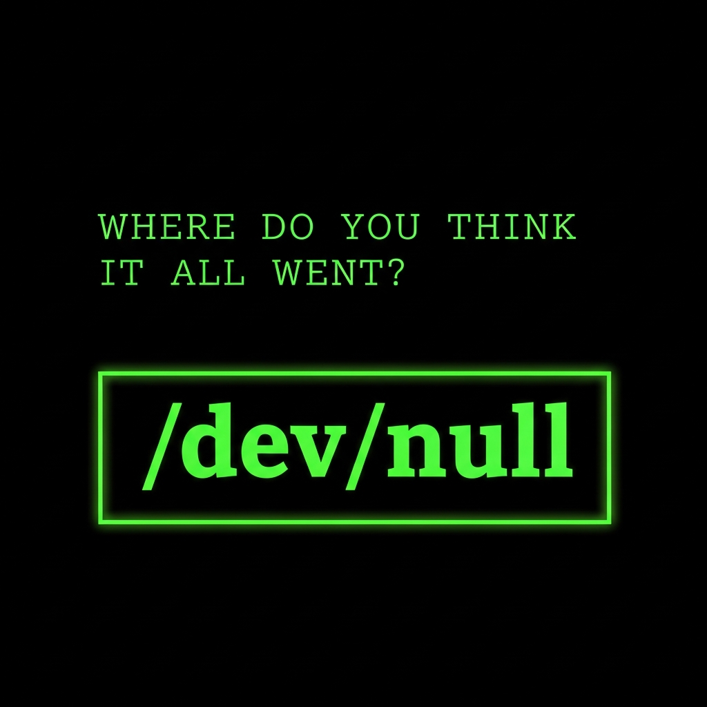 Bonus Dev Null — AI-generated t-shirt design